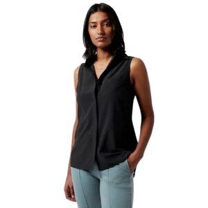 Athleta Women's Urbanite II Sleeveless Tank Top in Black Size Medium